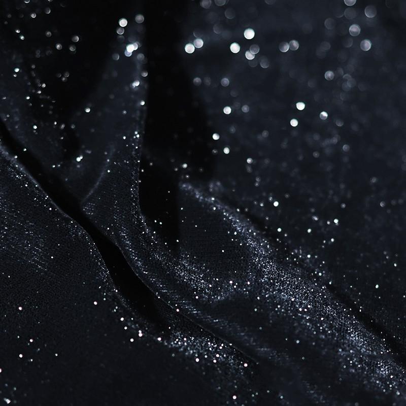 Velvet Fabric Glitter Starry Design Soft Smooth Non-Elastic Shiny Material DIY Sewing Wedding Dresses Banquet Gowns Cheongsam