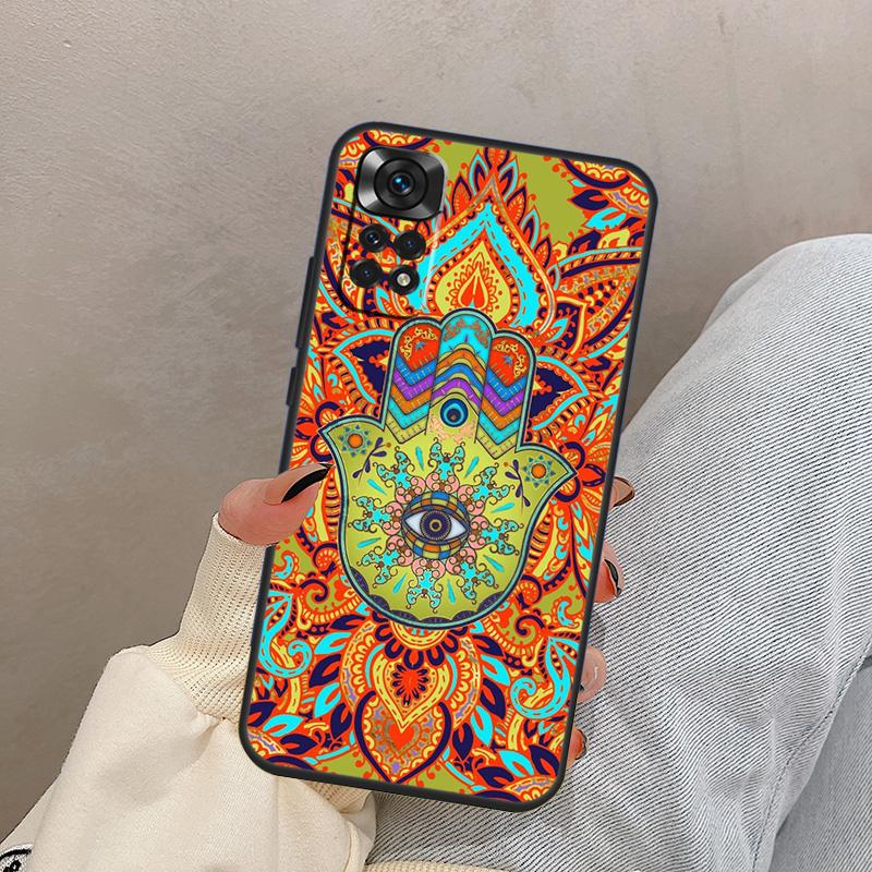 Hamsa Hand Of Fatima For Xiaomi Redmi Note 13 10 12 11 14 15 Pro Plus Case Cover For Redmi 15 13C 12C 14C 10C 15C