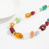 1pc Fashion Vintage Bohemian Exaggerated Resin Beaded Choker Necklace, Vintage Necklace, Suitable for Women