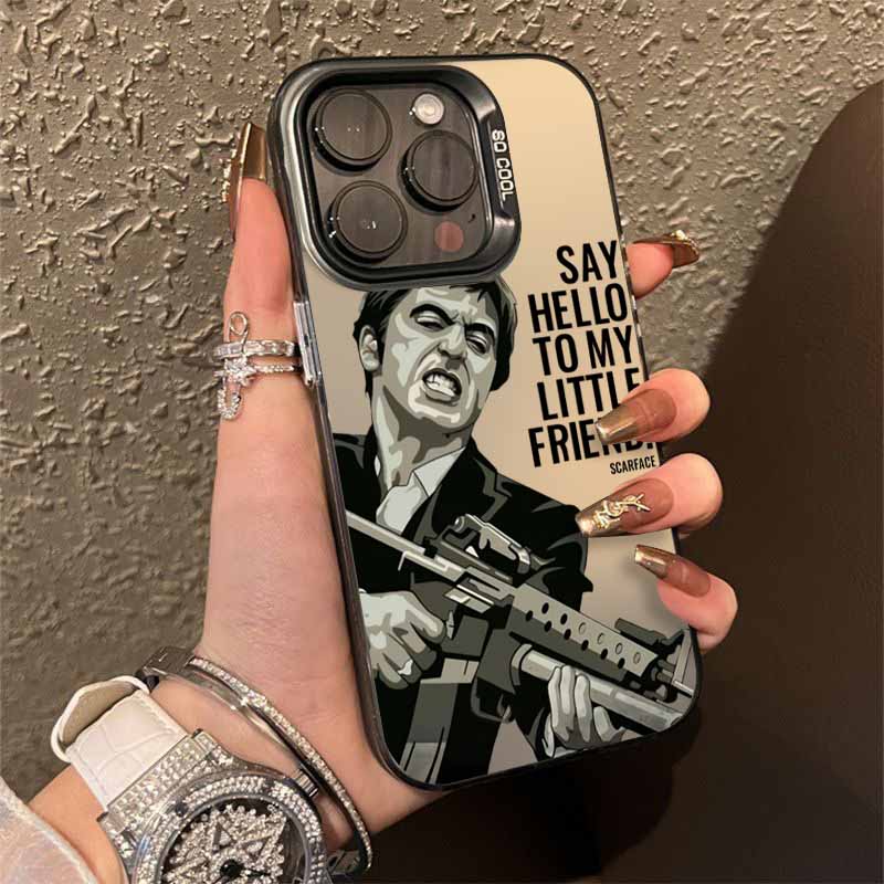 T-Tony M-Montana S-Scarface Fashion Phone Case For iPhone 17 16 15 14 13 12 11 Pro Max Colorful Cover Case Funda