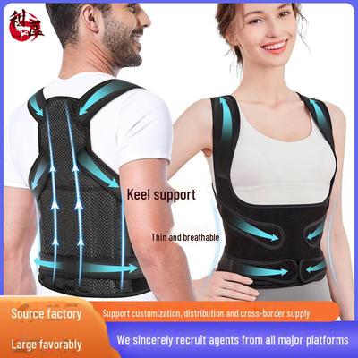 Oddychający Ortopedyczny Pas Korekcyjny Postawy Pleców dla Wsparcia Kręgosłupa i Ramion