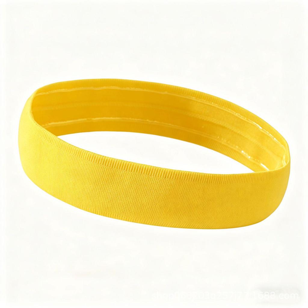 Unisex Sweat-Absorbing Embroidered Headband for Sports, Running, Fitness, and Yoga