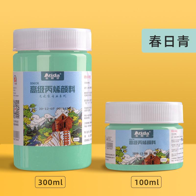 100ml Wall Painting Acrylic Pigment Waterproof and Sunproof Art Student Diy Creative Acrylic Pigment
