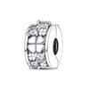 New 925 Silver Heart Bow Dog Palm Turtle Elephant Bead Pendant Charm for DIY Bracelet Jewelry