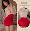 Women Plus Size Secretary Sexy Lingerie Role Play Cosplay Uniform Set
