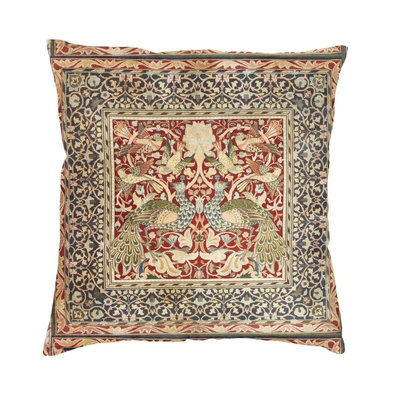 

Розкішна наволочка Fox and Hares by William Morris 45x45 см, оксамитова наволочка з квітковим візерунком для автомобільної наволочки 30x30cm 12x12in