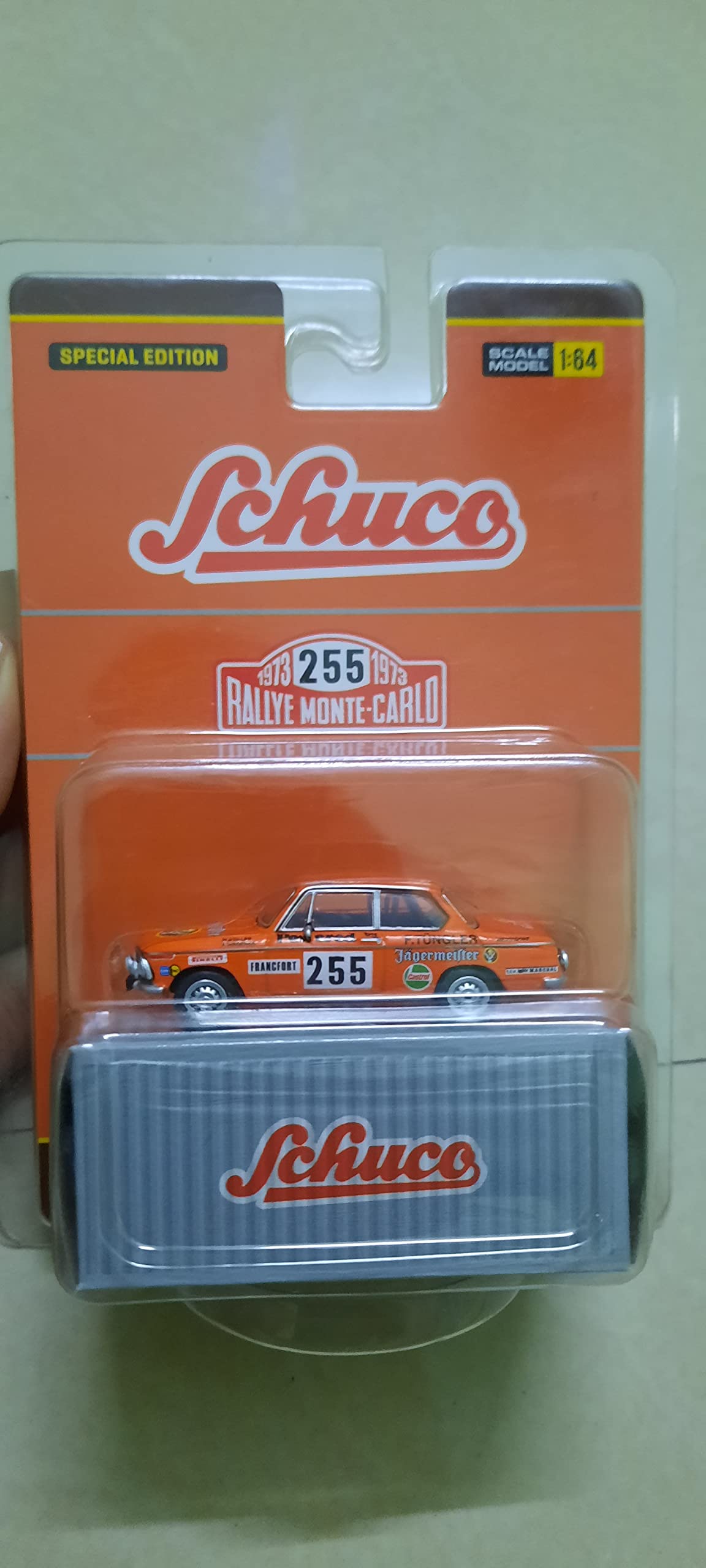 TARMACWORKS Schuco BMW 2002 Rally Monte Carlo 1973 Completed Product × 1/64 T64S-007-JAG