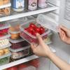 with Lid Trasparent Crisper Sealed Rectangular Microwave-heated Lunch Boxes