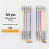 Nail Art Double-Ended Dotting & Painting Pen Set - 5 Colors for Flower & Line Designs