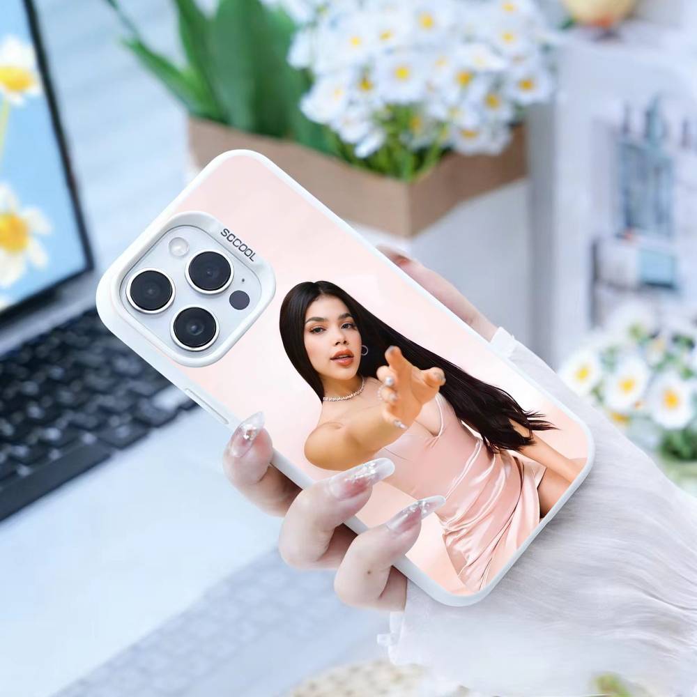 K-Kenia Os Phone Case For IPhone 16 17 15 14 12 13 Pro Max White Color Shockproof Cover