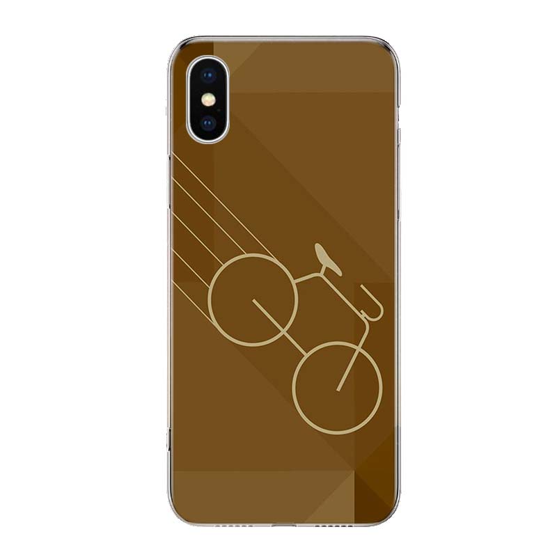 Bicycle Bike Sport Coqu For iPhone 17 Air 16 15 14 Plus 13 Mini 12 11 Pro Max Phone Case 16E 7 Print 8 SE Fundas Cover Soft Coqu