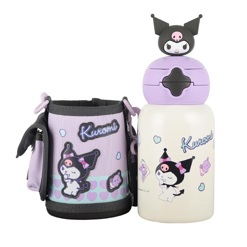 BEDDYBEAR Blue Heart Kuromi Kids Dual-Drink Insulated Straw Cup