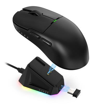 ATTACK SHARK x AJAZZ AJ159P Gaming Kabellos USB-Kabel Magnetisches Laden PAW3395 RGB Leicht 400mAh USB 1KHz Abfragerate Ergonomisch Kabellos Kompakt und