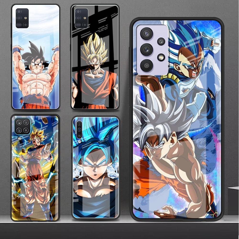 

Стеклянный чехол с рисунком аниме для Samsung Galaxy A52 A71 A50 A51 A70 A21s A31 A72 A10 A12 A30 A22 5G, чехол для телефона
