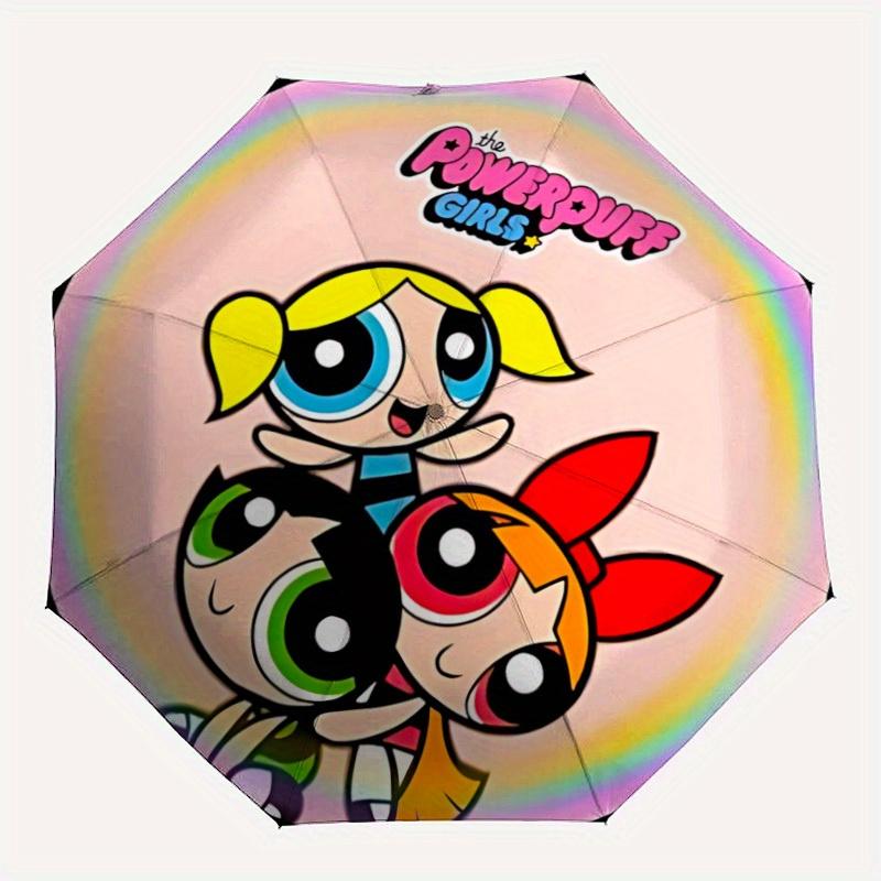 

1pc Powerpuff Girls Auto Cute Umbrella 8-Bone Design Compact Gear for Outdoor Travel, Perfect Gift for Friends or Family y280828185