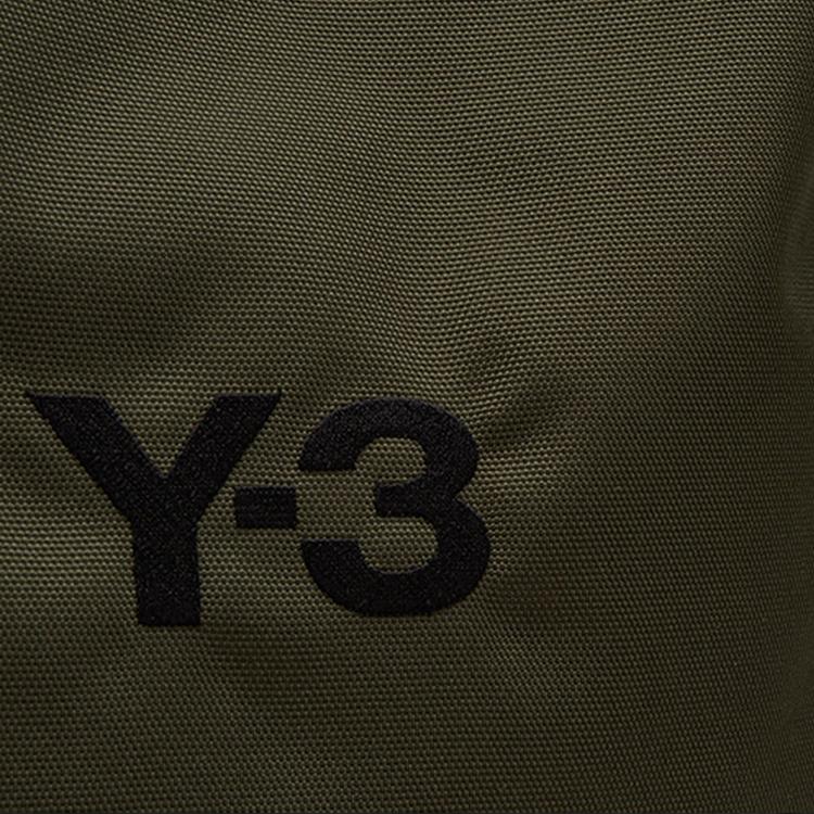 New Y 3 Leather Tote Bag Shopping Bag Shoulder Bag Handbag Regular Unisex Green HS3517