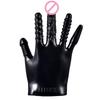 Sex Gloves Fingering Dildo Masturbation Erotic Vagina Stimulator Self-comforting Breast Nipple Massage BDSM Sexy Toys For