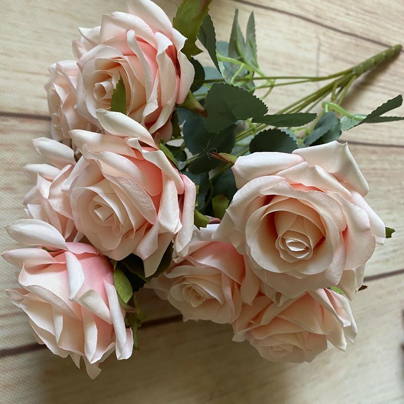 Bouquet Artificial Rose For Photography Prop And Home Wedding Gift Decoration