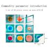 10Pcs Flower Marble Retro Tiles Wall Stickers Imitation Brick Bedroom Decoration Waterproof Self Adhesive Tile Kitchen Cupboard Decor