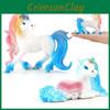 Rainbow Lively Unicorn Horse Model Pvc Figure Great For Kids Parties And Cake Toppers