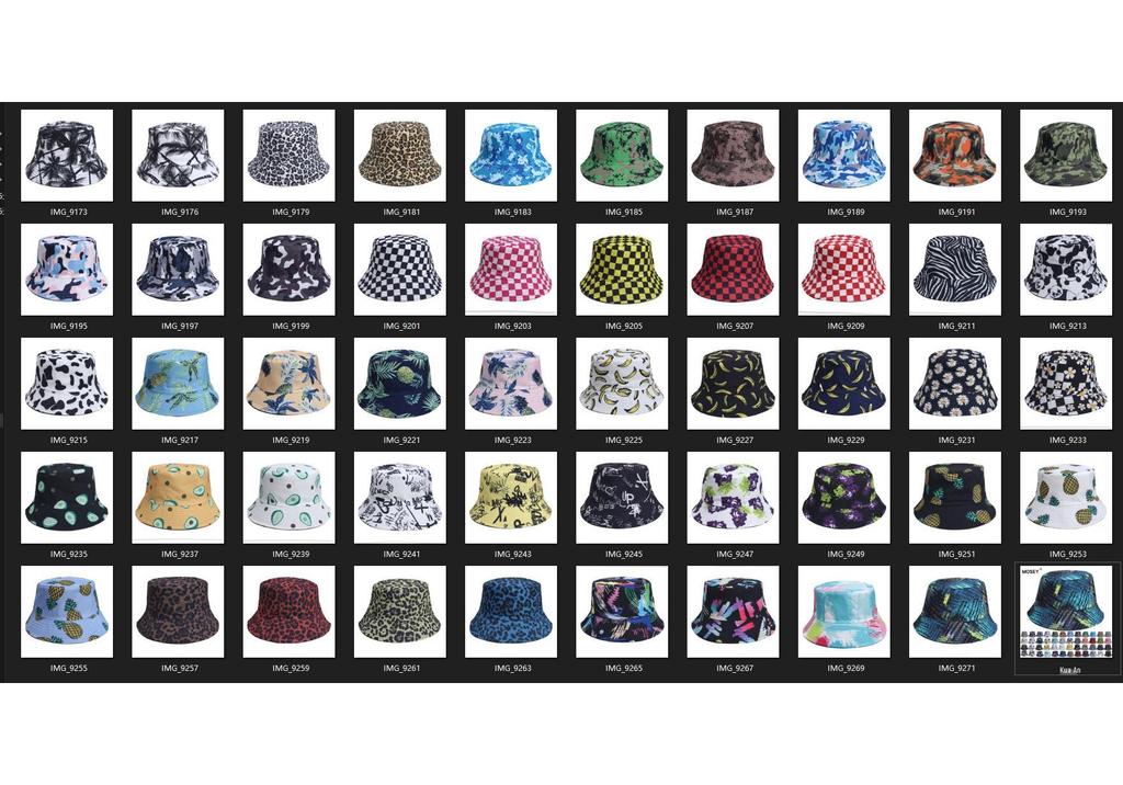 Unisex Double-Sided Bucket Hat - Spring/Summer Sun Protection, Colorful Tie-Dye Hip Hop Style