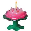 Lotus Lamp Candles: Red Floating Votive Lotus Candles Gift Box