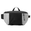Men's Waterproof Nylon Cycling Waist Bag New Fashion Chest Pack Casual Crossbody Shoulder Sling Bag for Outdoor Travel