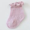 Baby Breathable Summer Mesh Spring Socklet Socks Solid Color Cotton Newborn Cuffed Sock Toddler Baby Girls Thin Sheer Socks
