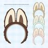 Halloween Demon Baby Plush Animal Elf Ears Headband for Kids