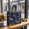 Mosaic Pattern Tote Bag Stylish Casual Large Capacity Daily Shoulder Handbag