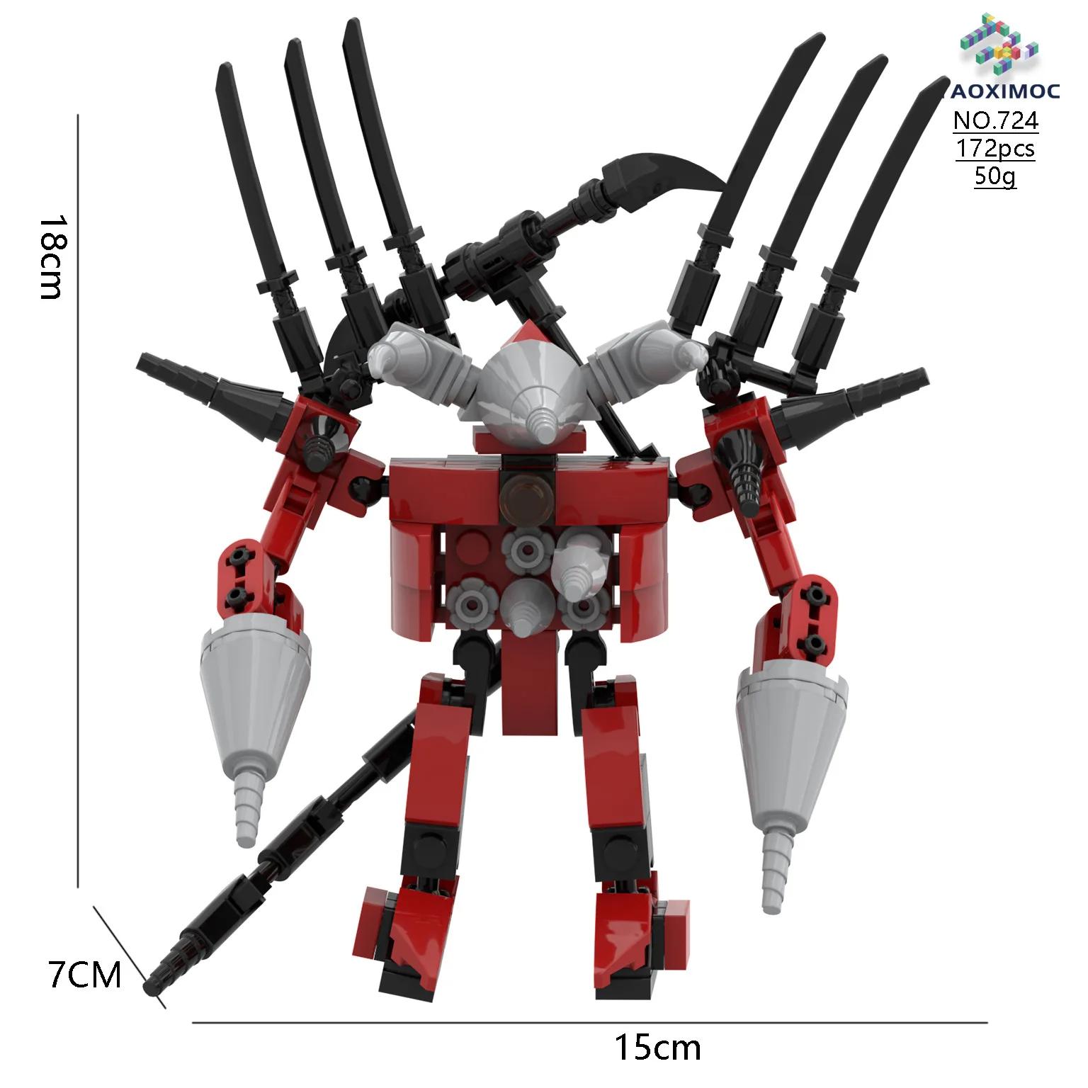 

Скибиди Туалет MOC Абстрактный Робот Строительные Блоки Совместимые С Улучшенный Коса Титан Говорящий Человек Модель Кирпичи Игрушки
