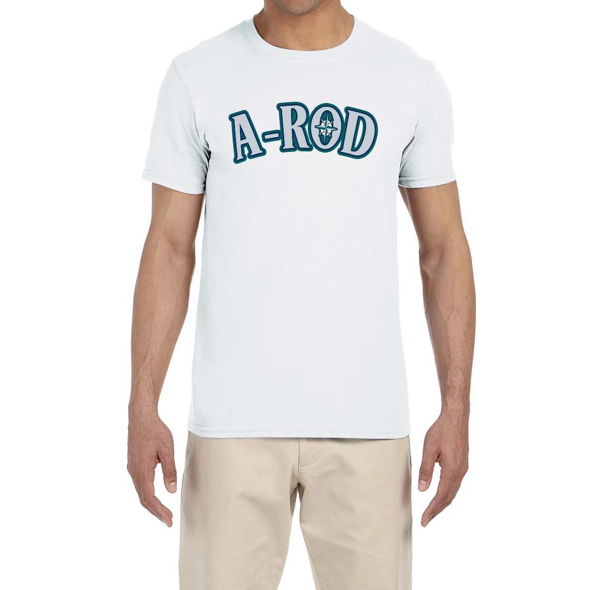 Seattle Mariners Alex Rodriguez A-Rod Logo T-Shirt S