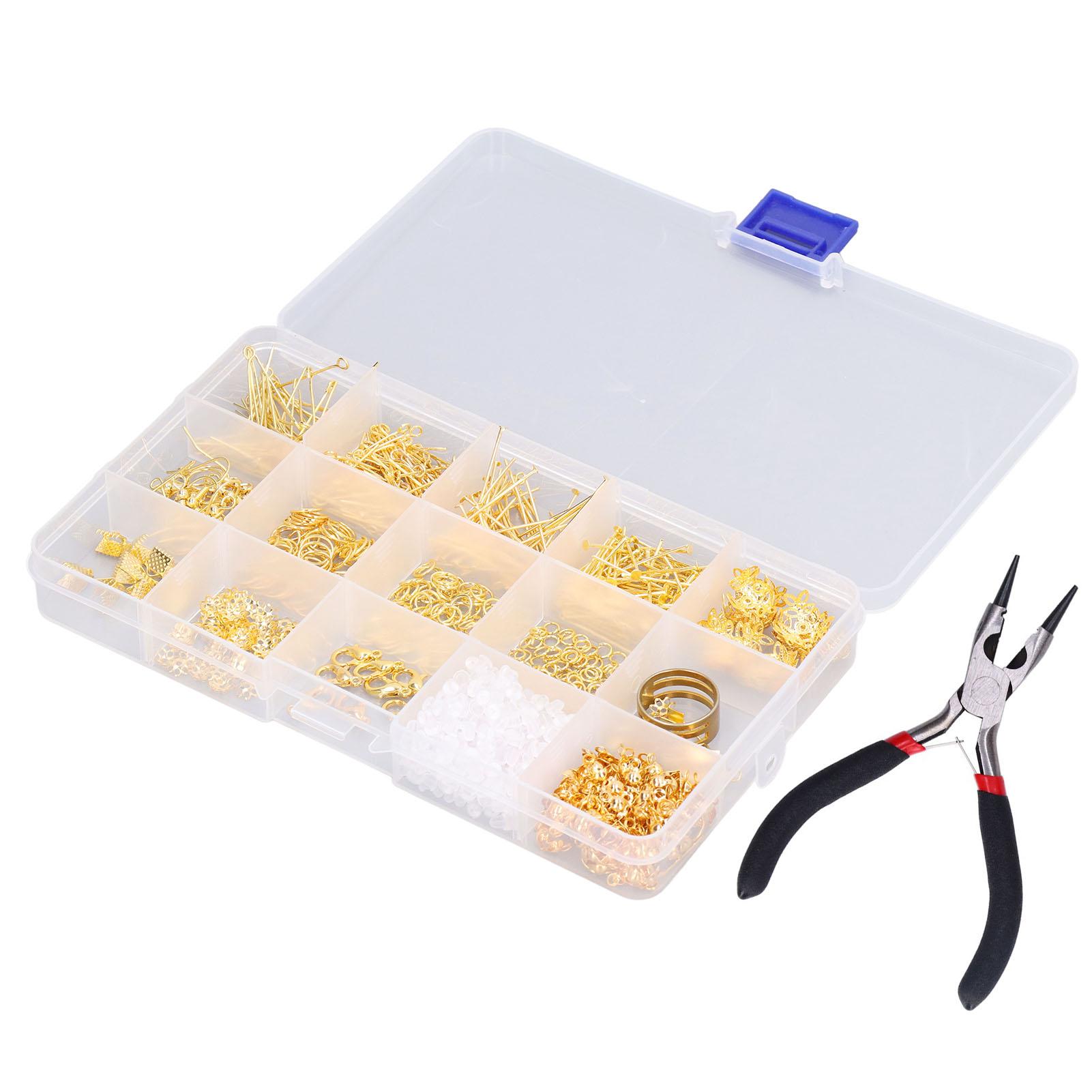 

Набор для изготовления ювелирных изделий из золотого сплава железа и меди, широкий набор для изготовления ожерелий с круглыми