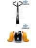 Leiwing Electric Forklift King Kong Pallet Truck Accessories Set: 1.5T CBD15-WS Handle & Load Wheel Assembly