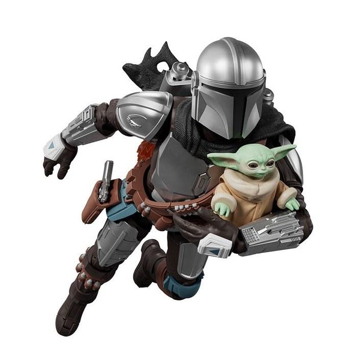 Blokees Star Wars Mandalorian & Grogu CC05 Din Djarin & Grogu ABS/PVC Assembly Plastic Model