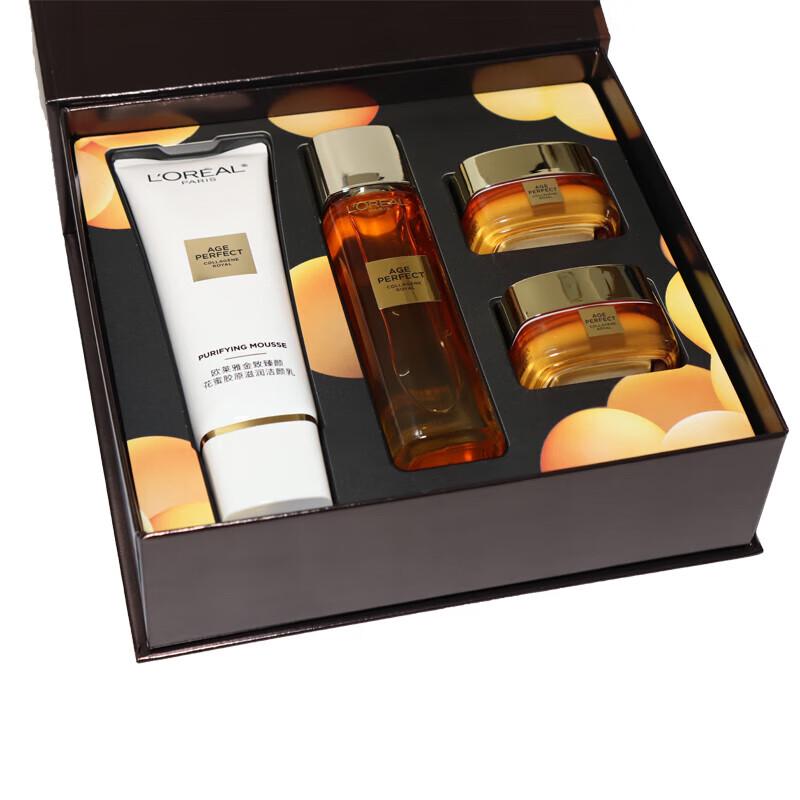 L'Oreal Gold Age Perfect Honey Collagen 4-Piece Skincare Set