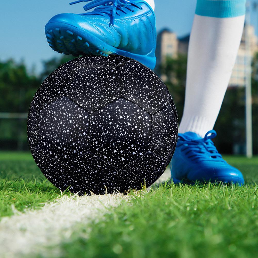 1pc Starry Night Sky Size 5 Soccer Ball Professional Match Training Football Indoor &Outdoor Sports Ball Lightweight Durable m655