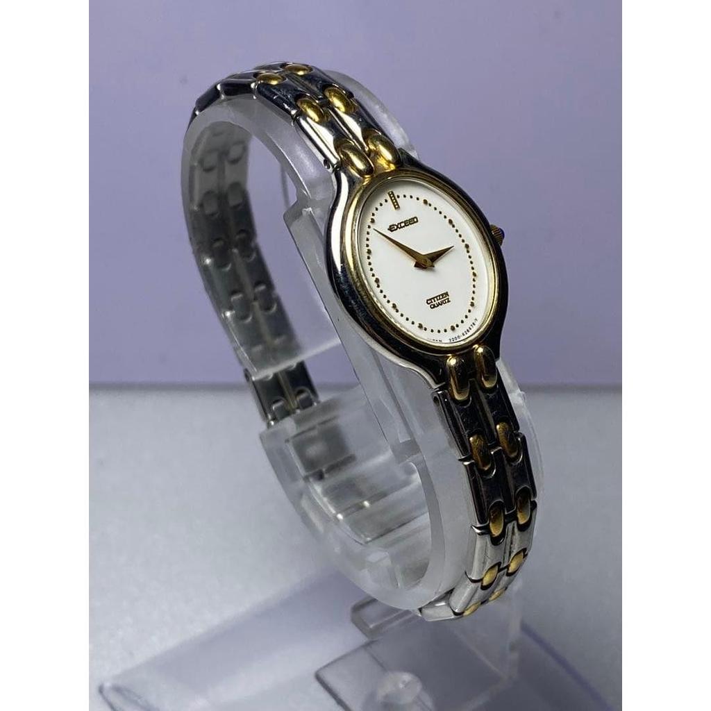 Used CITIZEN EXCEED Ladies Quartz Working Condition