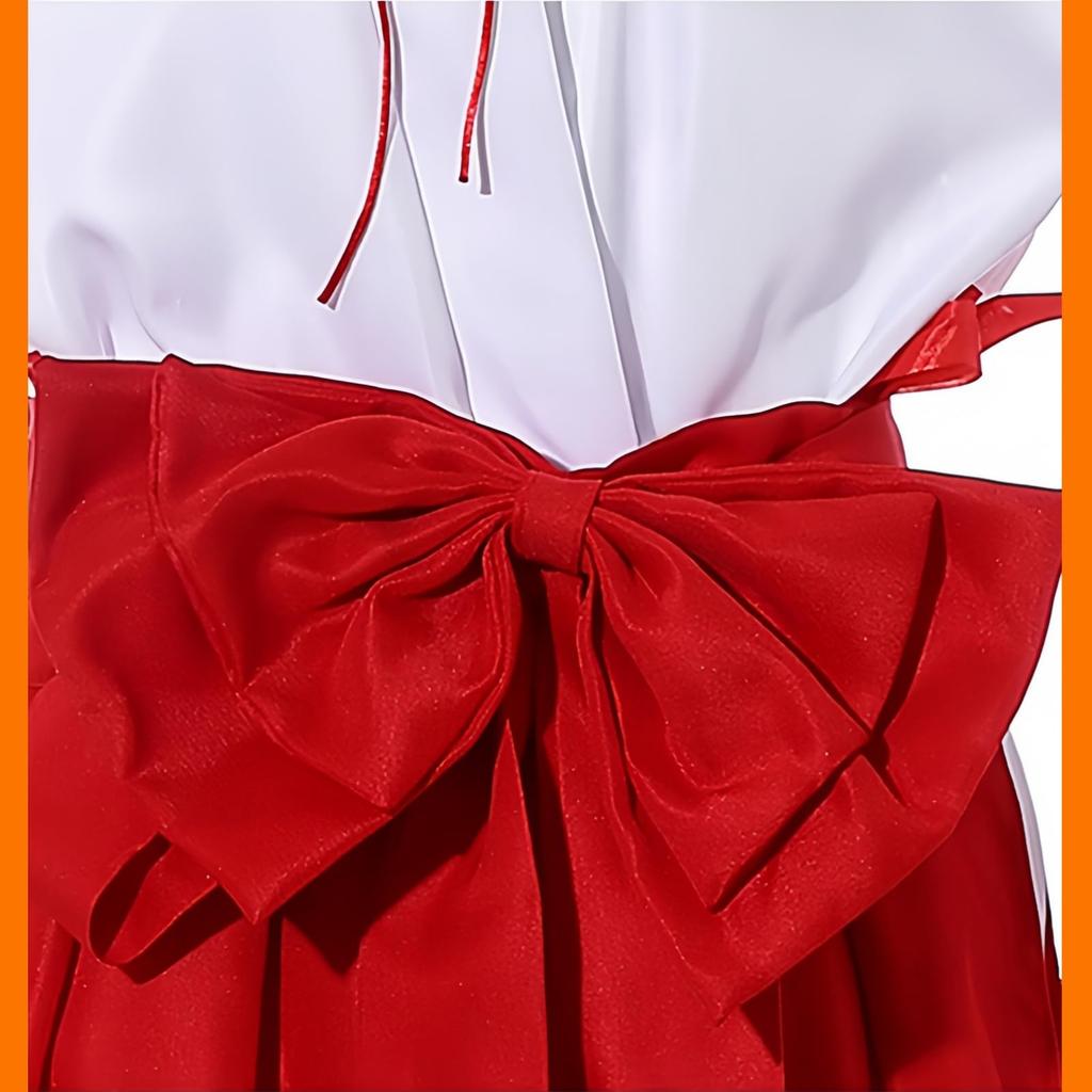 Shrine Maiden Cosplay Anime Shrine Maiden Cosplay Japońskie ubrania Kostium Luźny Boże Narodzenie Halloween Kulturalny Festiwal Szkolny Festiwal Kostium Dla Dorosłych