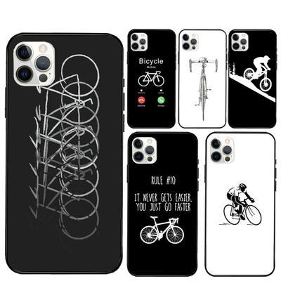 Mountain Bike Cycling Cool Phone Case For iPhone 14 15 16 Pro Max 12 13 Mini 11 Pro Max XR 15 16 Plus 16e Cover Coque