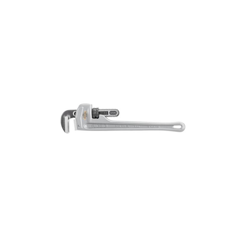 RIDGID Aluminum Handle Straight Pipe Wrench