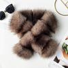 Thermisches Nackenwärmer für den Winter Faux Nerz Wickelschal Damen, Doppelseitiger Plüsch-Wärmer, Modischer Dicker Pelzkragen, Luxuriös Weiches Herbst-Damen