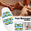 1-Pack Hypoallergenic Foot Massage Mat With Acupressure Kneading Design, Non-Powered Plastic Reflexology Tool For Stress Re