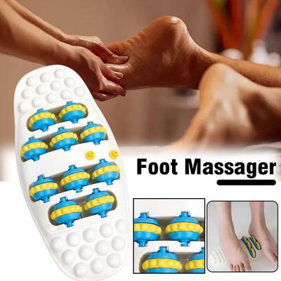 1-Pack Hypoallergenic Foot Massage Mat With Acupressure Kneading Design, Non-Powered Plastic Reflexology Tool For Stress Re