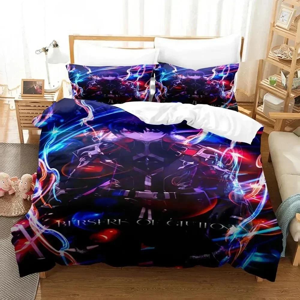 Comforter 3D Print Anime Berserk Bedding Set For Bedroom Soft Modern S Comefortable Kids And