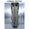 Women's Casual Workwear Tie-Detail Wide-Leg Pants