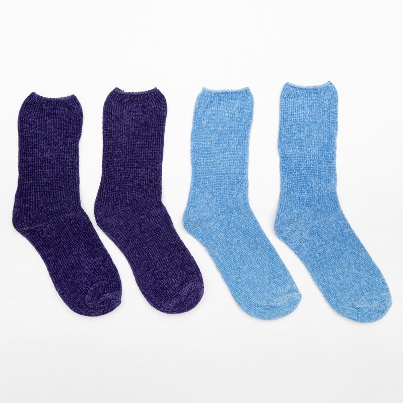 Lot de 2 paires de chaussettes velours 22427 Femme BILL TORNADE