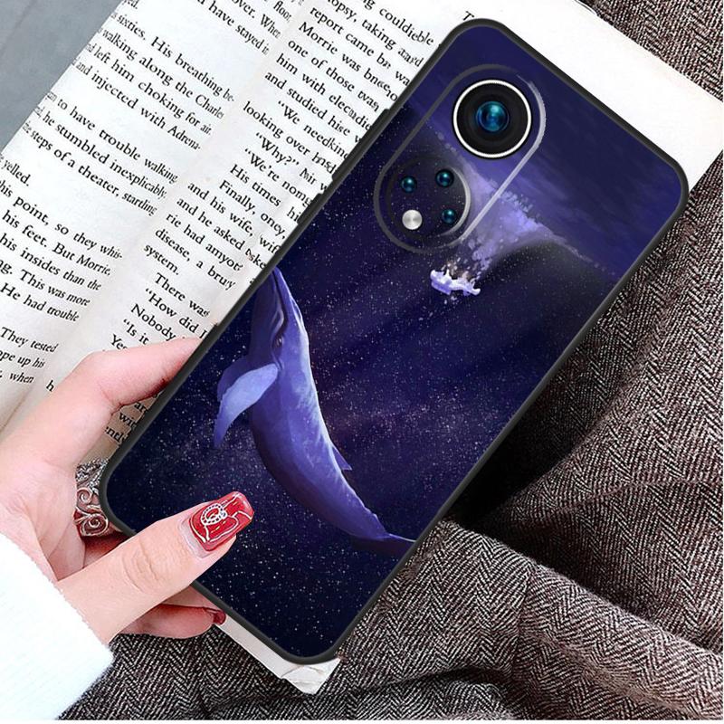 Whale Fish Wave Sea Case For Honor Magic 8 6 7 Lite Honor 400 200 Pro 50 70 90 X8c X8b X9a X9c X9b X9d Win Cover