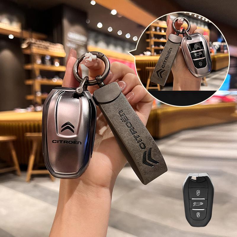 New TPU Car Remote Key Case Cover Key Protector Keychain For Citroen C1 C2 C4 C6 C3-XR Picasso Grand DS3 DS5 Accessories