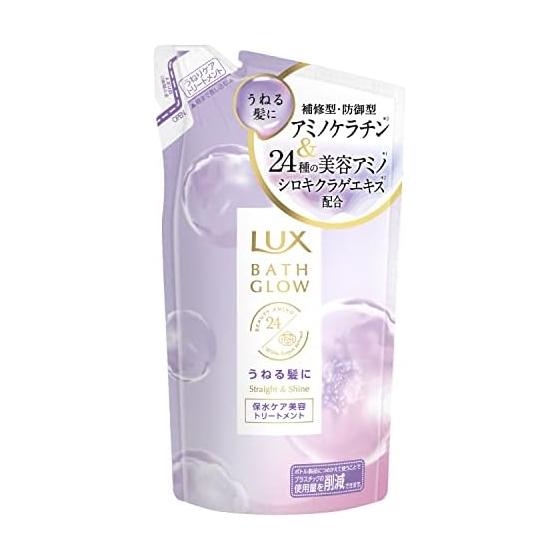 LUX Bath Glow Straight & Shine Conditioner Refill 350g